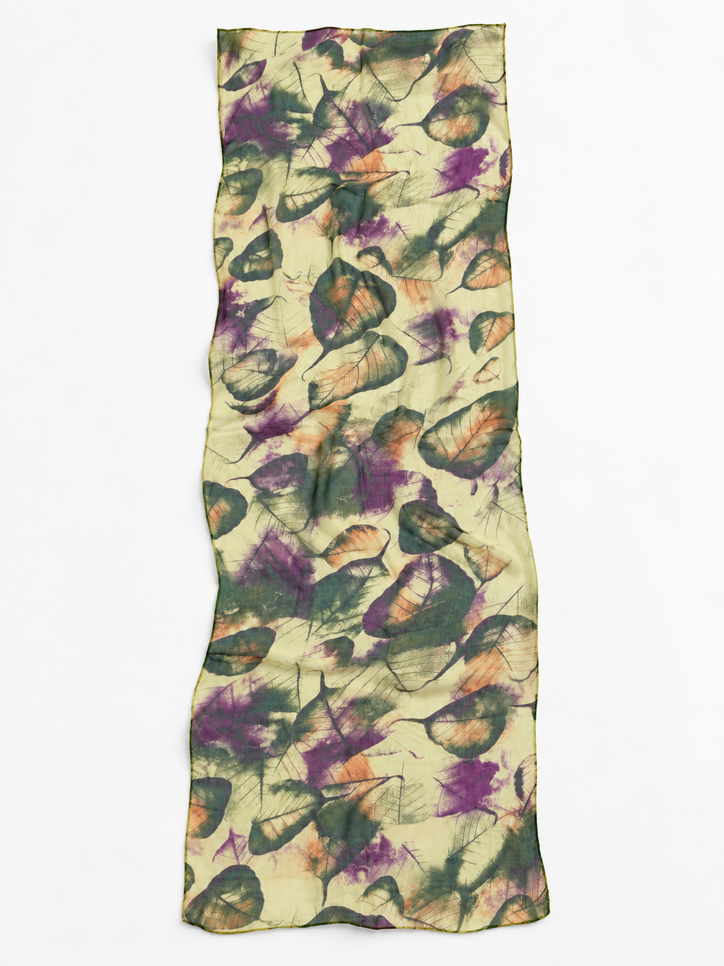 Esarfa model toamna verde violet