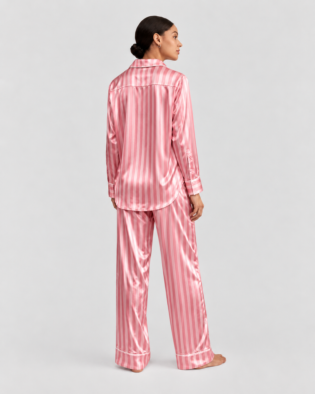 Pijama dungi roz