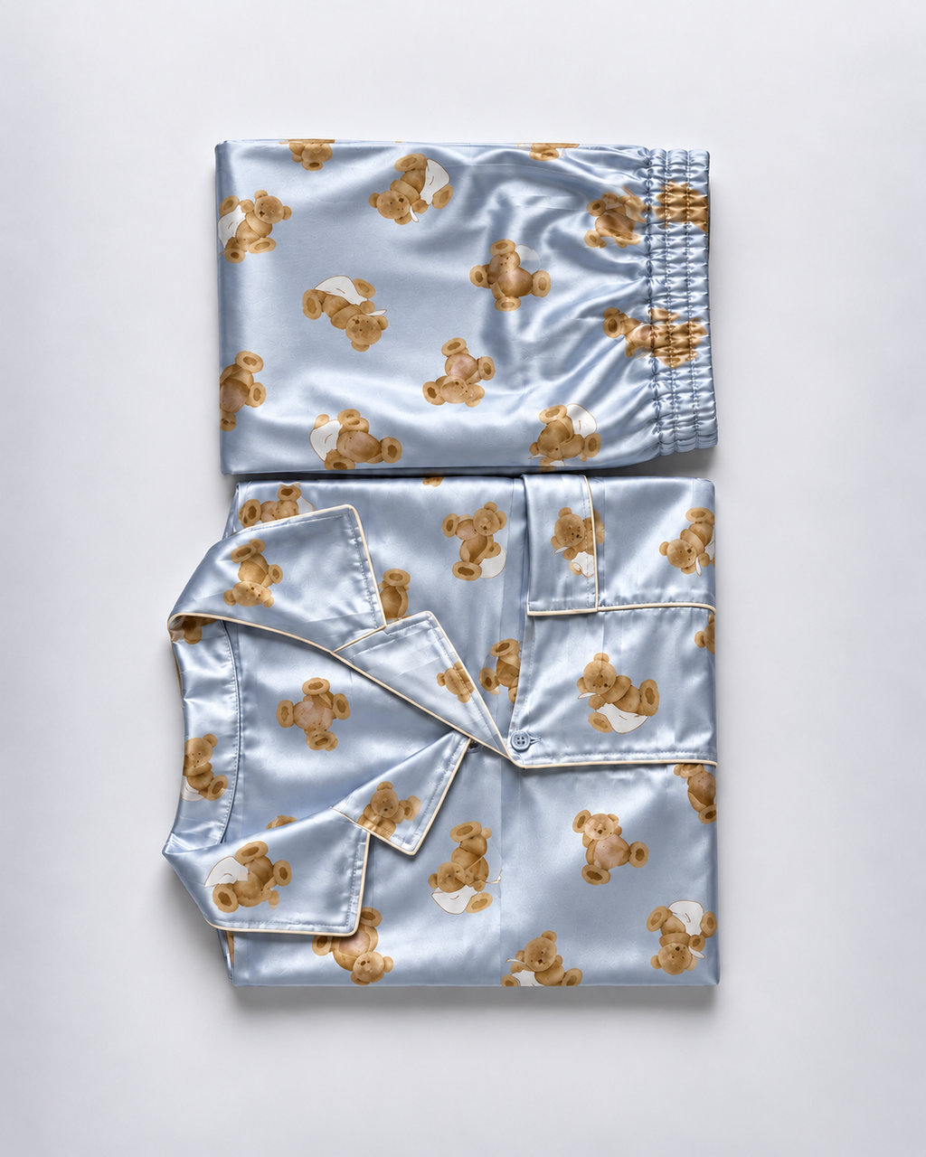 Pijama ursuleti bleu
