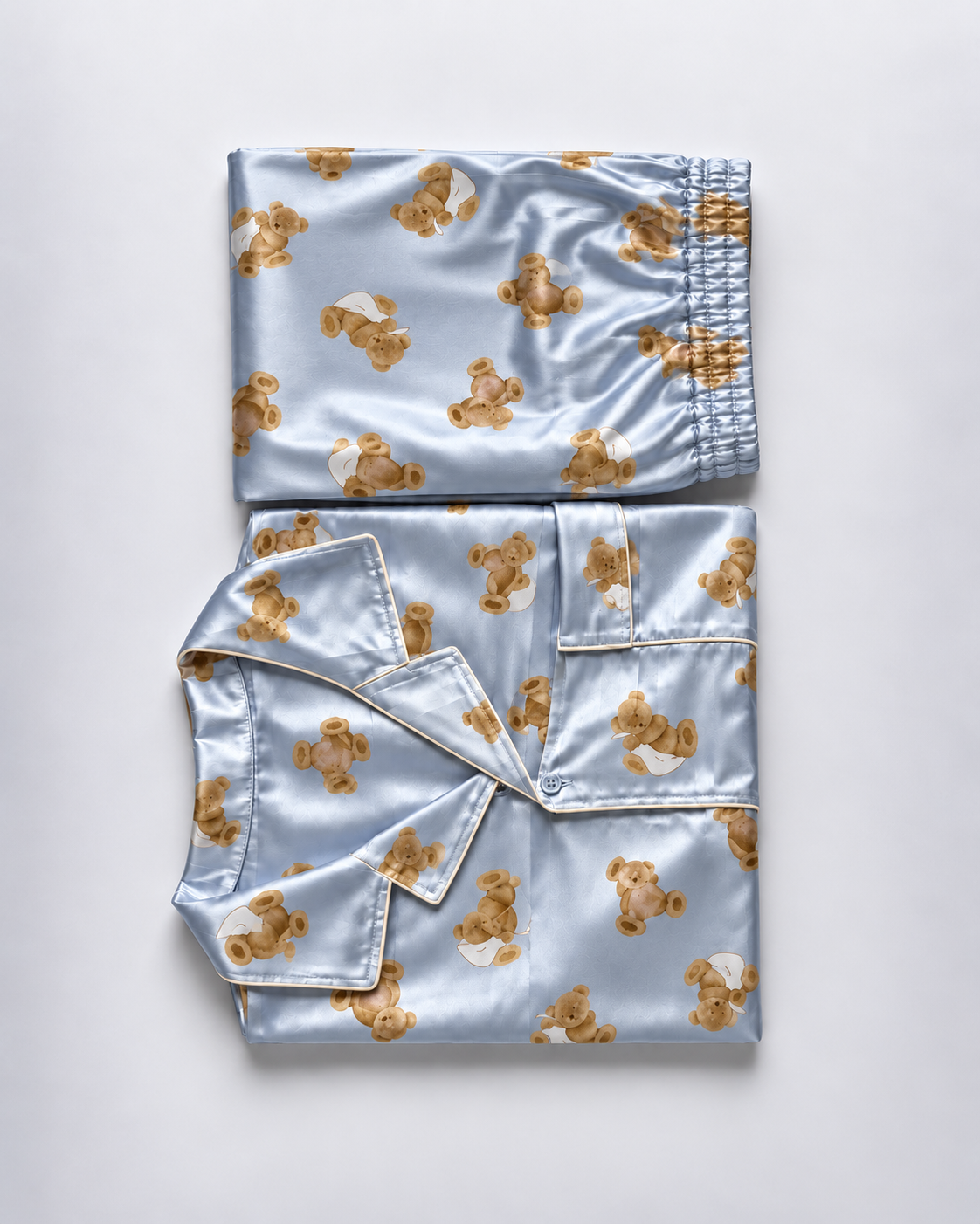 Pijama ursuleti bleu