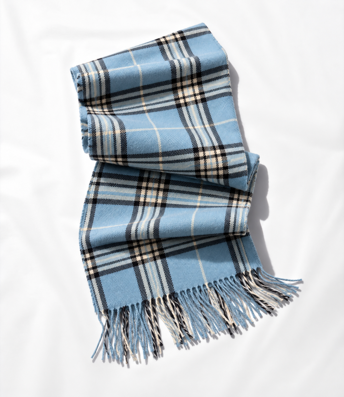 Fular carouri bleu