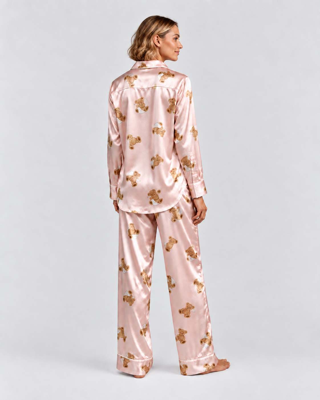 Pijama ursuleti roz
