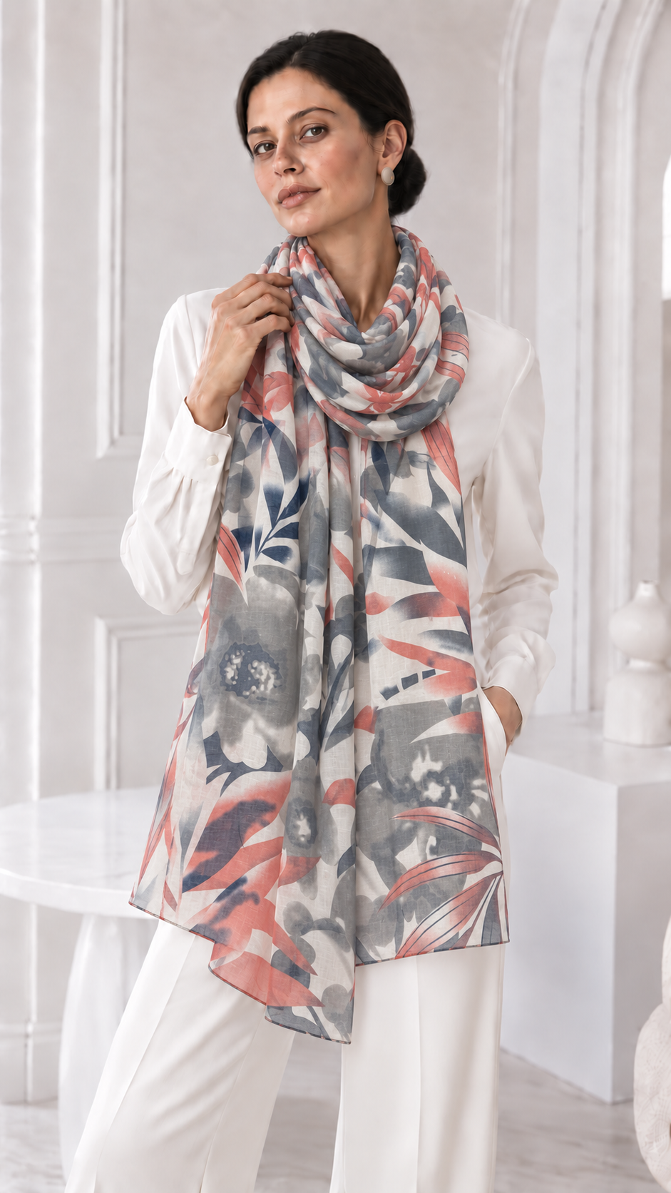 Esarfa model floral