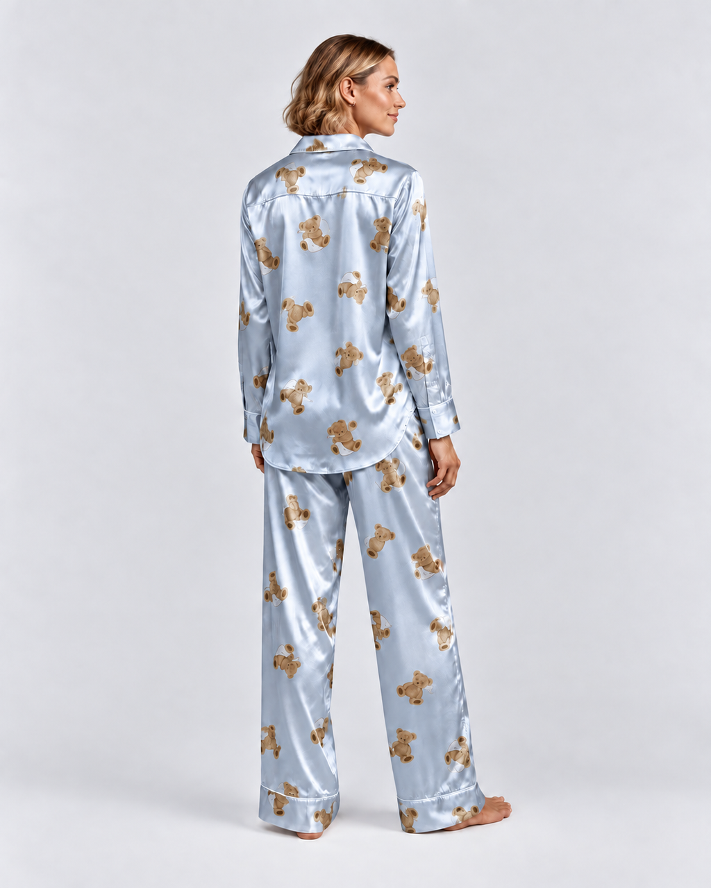 Pijama ursuleti bleu