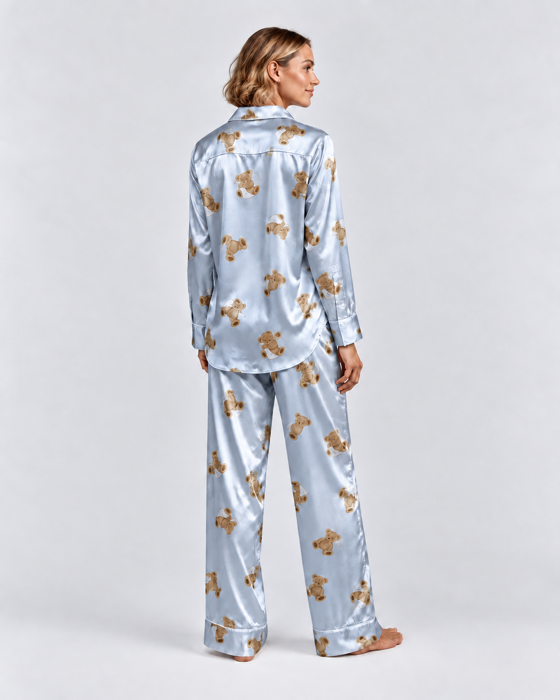 Pijama ursuleti bleu