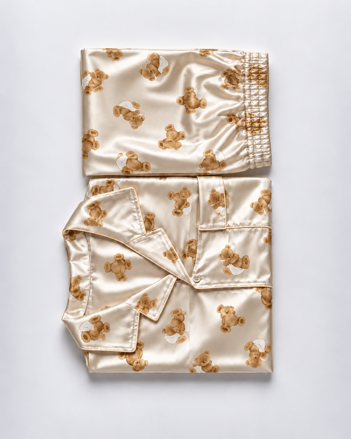 Pijama ursuleti crem