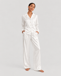 Pijama dungi albe